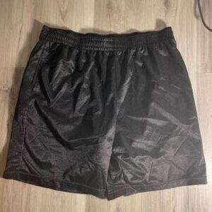Vintage Starter Black Gym Shorts – large -